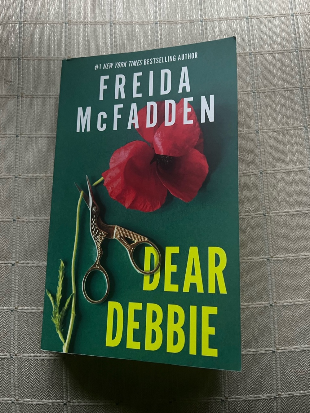 Dear Debbie Paperback Novel by Freida McFadden